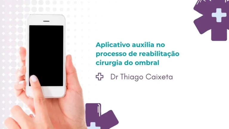 Aplicativo auxilia no processo de reabilitação cirurgia do ombro