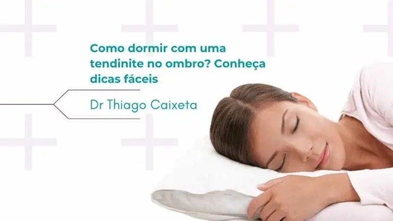 Como dormir com uma tendinite no ombro