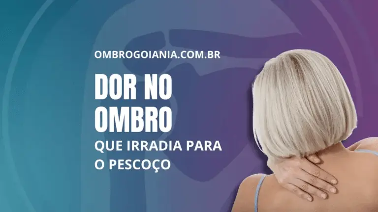 Dor no ombro esquerdo que irradia para o pescoço